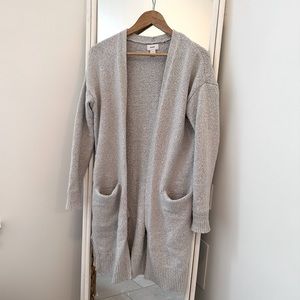 Old Navy grey open cardigan
